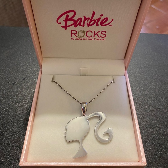 BARBIE ROCKS BARBIE 925 SILVER NECKLACE